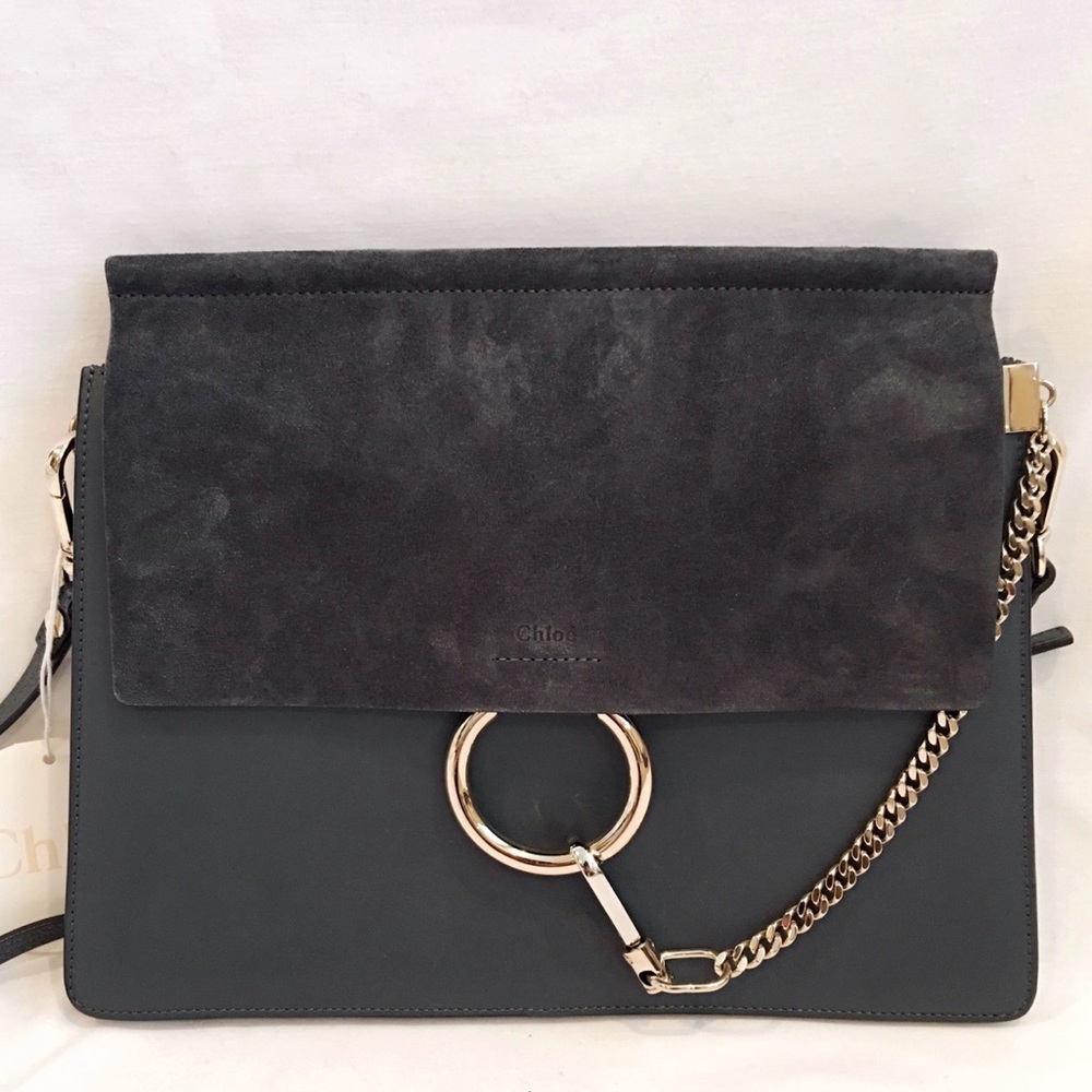 Chloe Faye Bag in Silver Blue - Picture 1 of 8